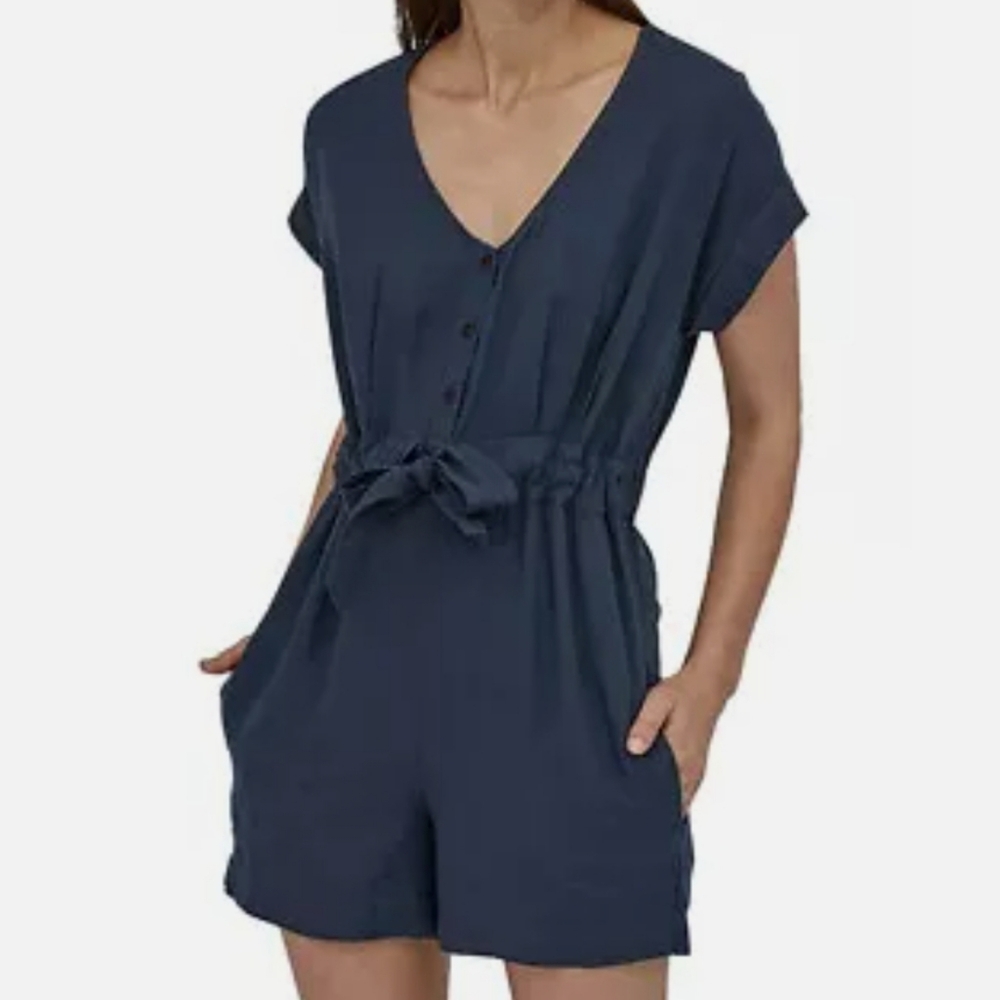 Patagonia Organic Cotton Gauze Romper SZ S
